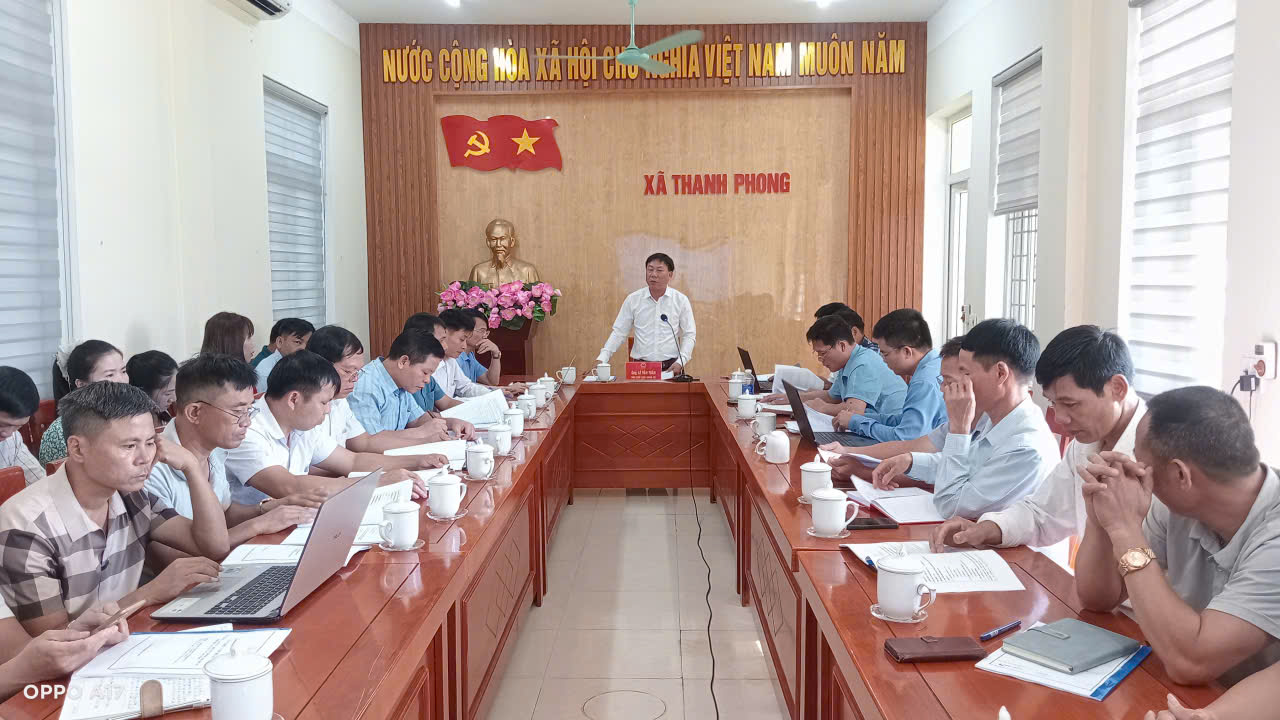 Xã Thanh Phong Tập huấn “Ứng dụng công nghệ thông tin, chuyển đổi số trong xây dựng phương án sơ tán an toàn cho người dân phòng chống thiên tai”